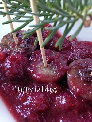 Cranberry Bratwurst Bites In Jezebel Sauce cranberry bratwurst