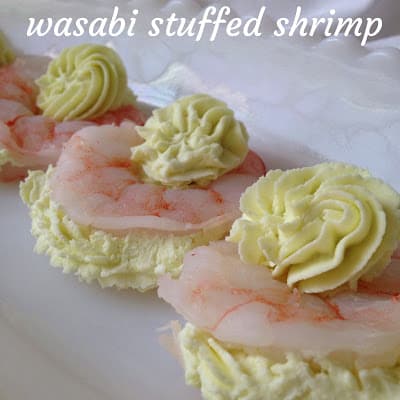 Wasabi Stuffed Shrimp wasabi stuffed