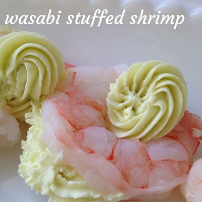 Wasabi Stuffed Shrimp wasabi stuffed