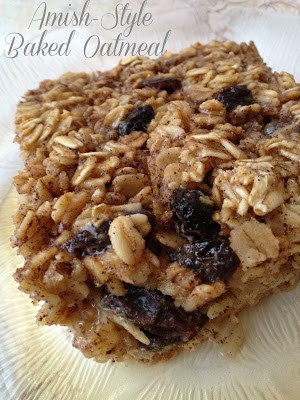 Amish Style Baked Oatmeal amish-style