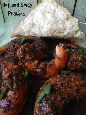 Hot and Spicy Prawns hot