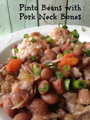 Pinto Beans with Pork Neck Bones pinto beans