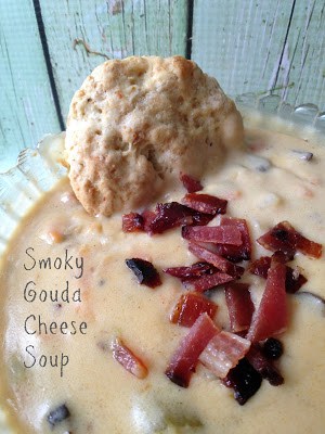 Smoky Gouda Cheese Soup smoky