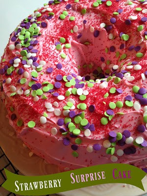 Strawberry Surprise Cake strawberry surprise