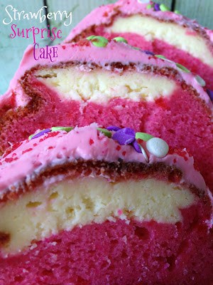 Strawberry Surprise Cake strawberry surprise