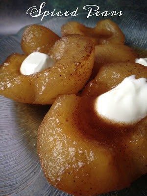 Spiced Pears spiced