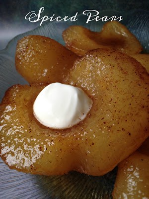 Spiced Pears spiced