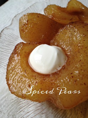 Spiced Pears spiced