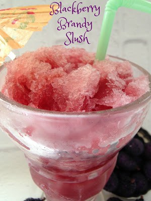 Blackberry Brandy Slush blackberry