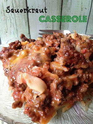 Sauerkraut Casserole sauerkraut