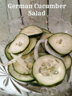 German Cucumber Salad german cucumber