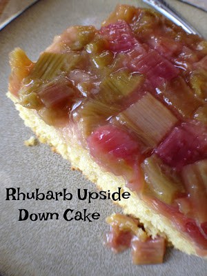 rhubarb upside down cake