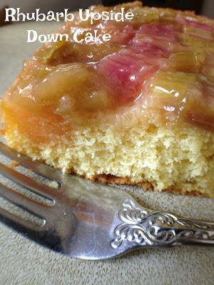 Rhubarb Upside Down Cake