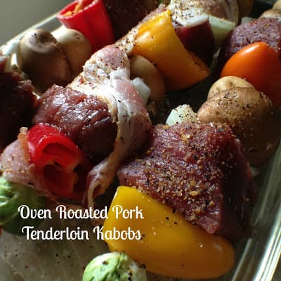 Oven Roasted Pork Tenderloin Kabobs oven roasted pork tenderloin