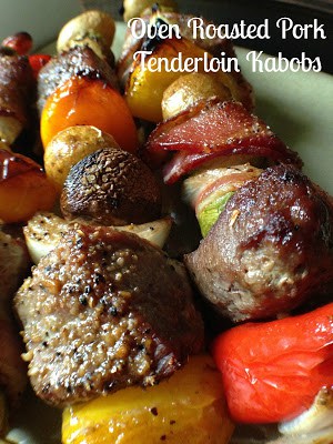 Oven Roasted Pork Tenderloin Kabobs oven roasted pork tenderloin