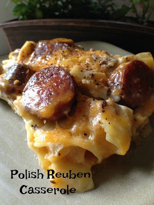 Polish Reuben Casserole polish