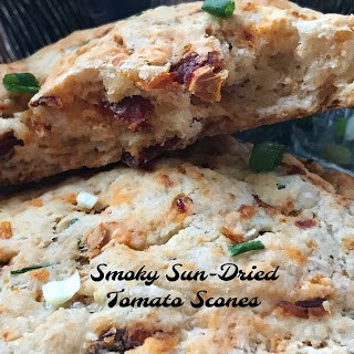 Smoky Sun Dried Tomato Scones smoky