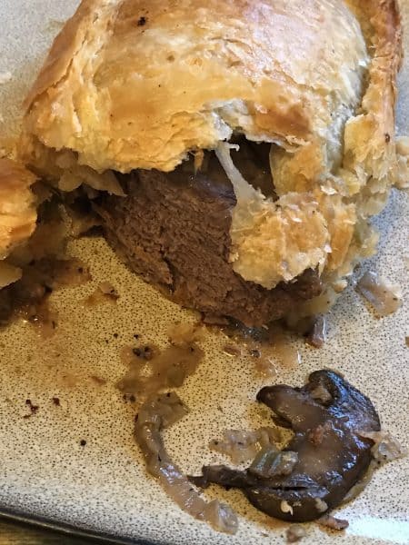 venison in puff pastry