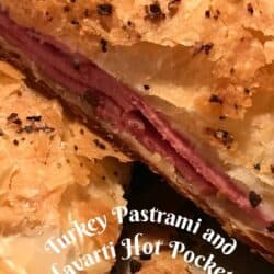 turkey pastrami and havarti pockets