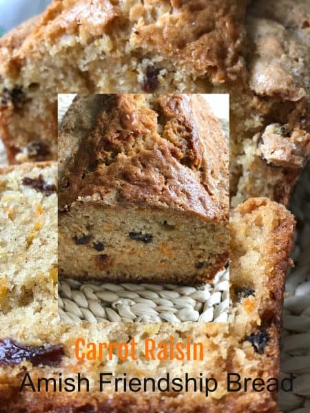 Carrot Raisin Amish Friendship Bread