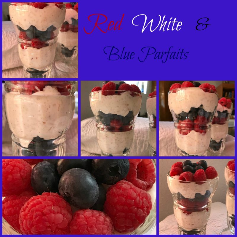 blue parfaits