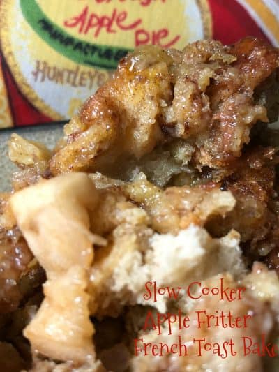 slow cooker apple fritter