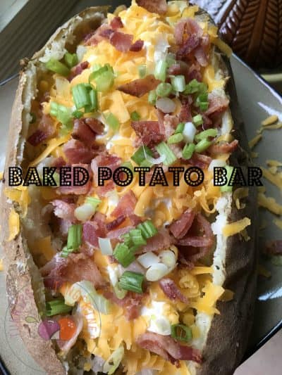 Baked Potato Bar baked potato bar