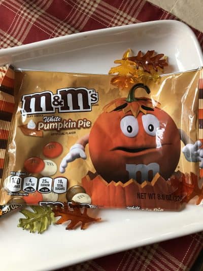 pumpkin pie m & m candy