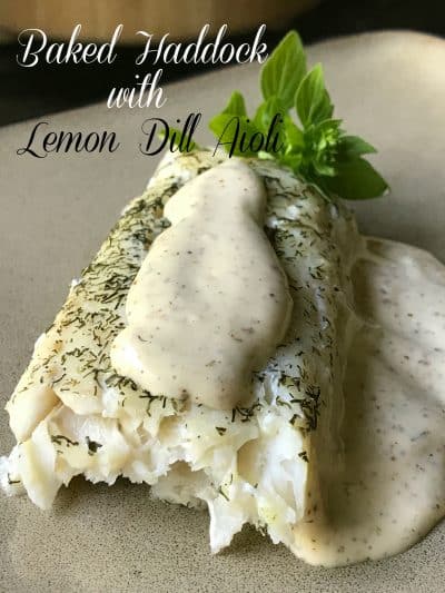 baked haddock with