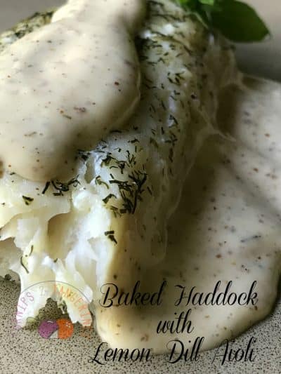 baked haddock with