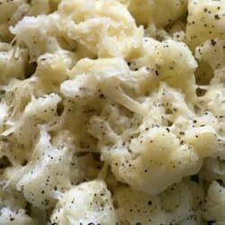 easy cheesy cauliflower