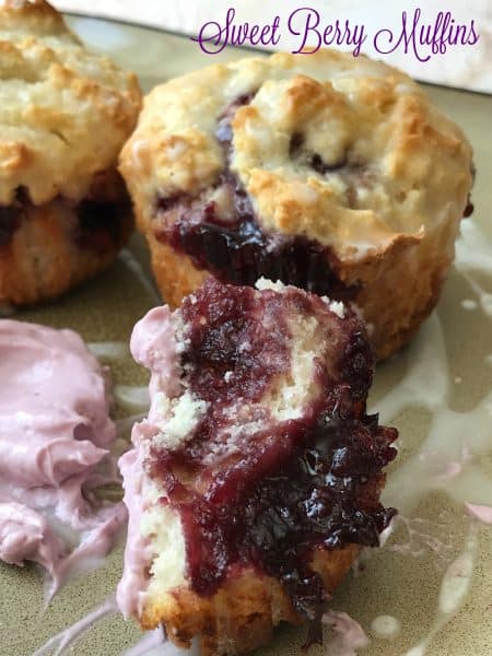 sweet berry muffins