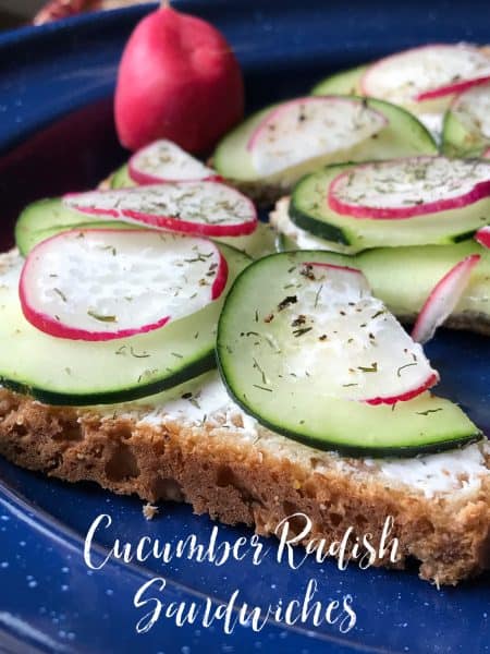 Cucumber Radish Sandwiches Turnips 2 Tangerines