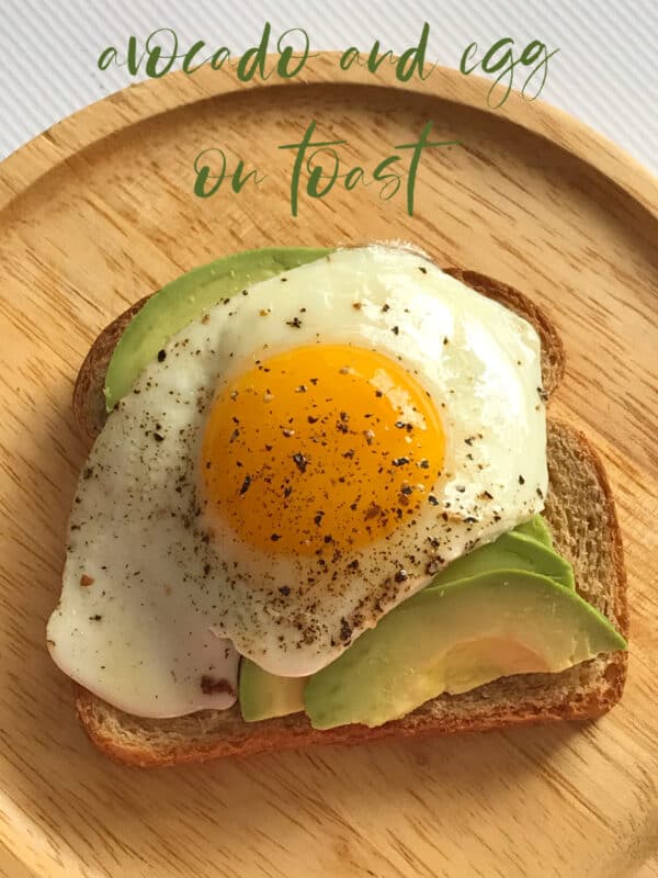 avocado and egg