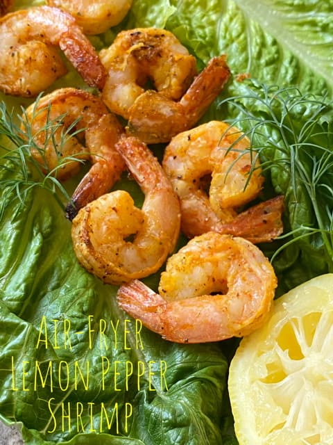 Air-Fryer Lemon Pepper Shrimp Turnips 2 Tangerines