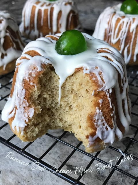 Sour Cream Pound Cake Mini Bundts