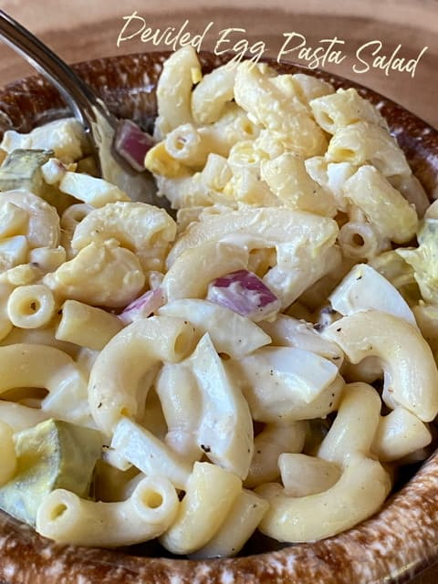 deviled egg pasta 