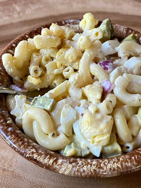 deviled egg pasta