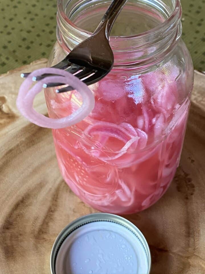 pickled red